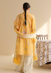 3-PC Unstitched Digital Printed Lawn Coco by Zara Shahjahan | LUNA-10B